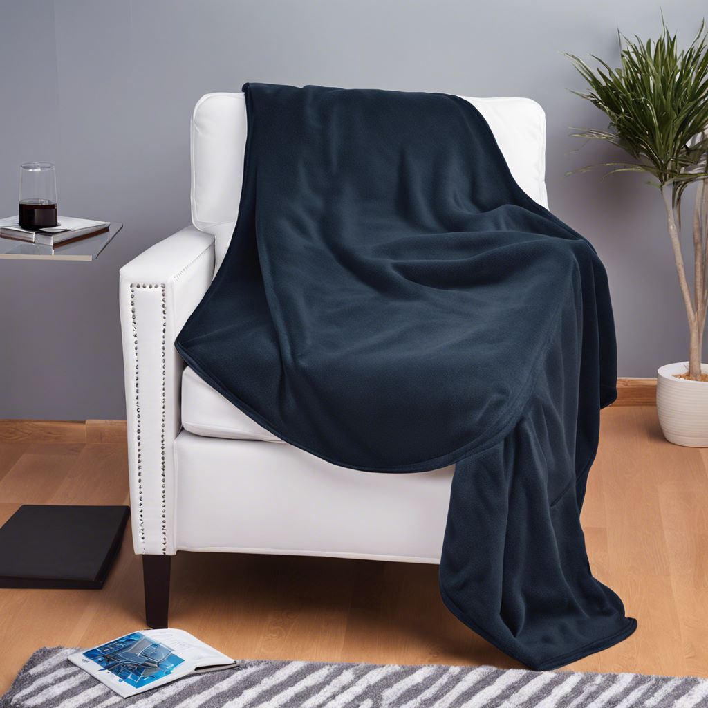 Kombinowanie koców polarowych z innymi tekstyliami w salonie